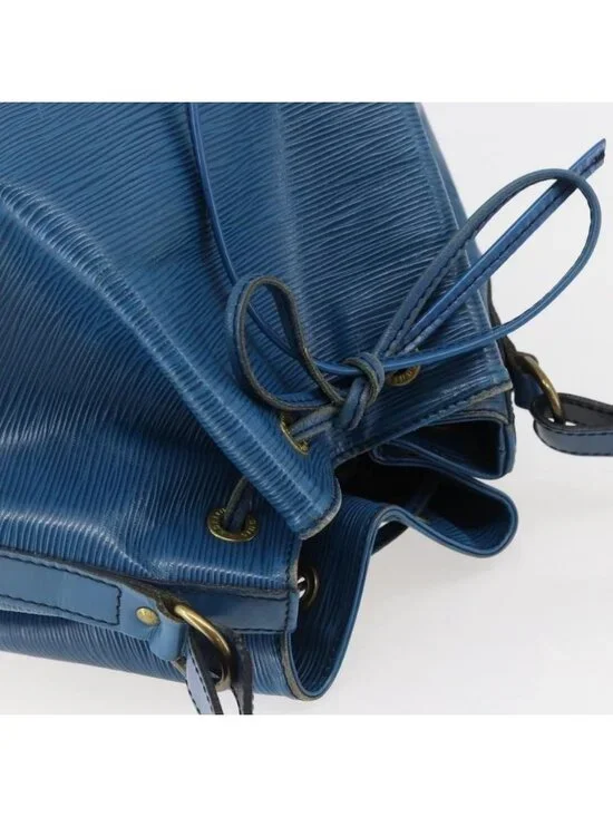 Authentic LOUIS VUITTON Epi Noe Shoulder Bag Toledo Blue M44005 LV - Picture 13 of 16